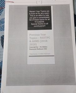 PYT Neet Pg And Inicet List Printout