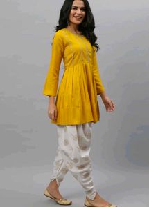 Yellow Embellished Top
