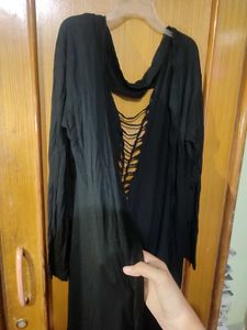 Black Cut-Pattern Shrug