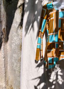 531210. Geometric Print Top
