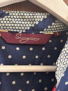 Brand New Polka Dots Collared Kurti For Women
