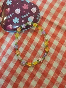 Flower Beaded Bracelet