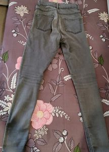 Skinny Grey High Waist Jeans