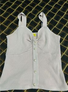 Ribbed Sleeveless Top