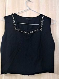 Black Thank Top