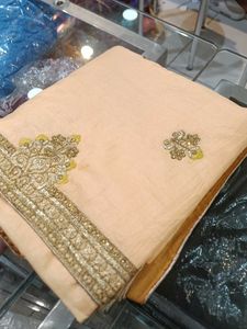Elegant Embroidered Saree