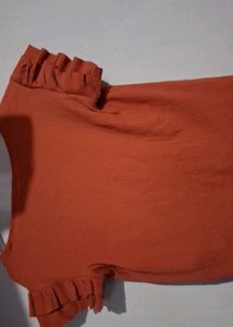 Ribbed Puff Sleeve Top