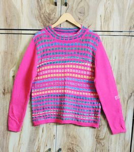 Colorful Knit Pullover Sweater size-40