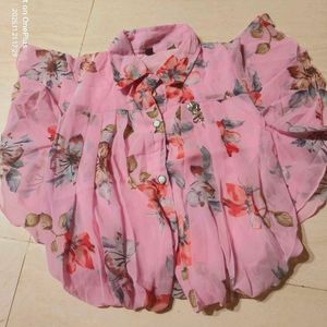 Floral Pink Top