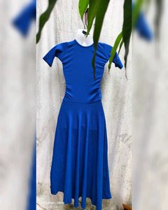 Blue Fit &amp; Flare Dress