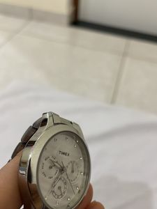 Timex Silver-Tone Ladies&#39; Watch