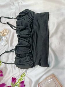 🇳🇿💫🎀Black Sleeveless Crop Top