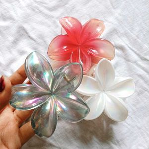 Flower Hair Claw Clip Set
