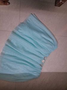 Cute Blue Tulle Skirt