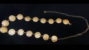 Gold Coin Chain Belt