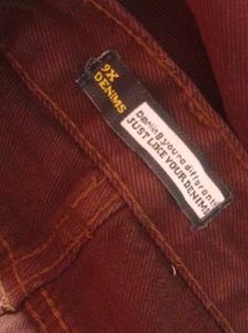 Coffee Brown Wide Leg Jeans