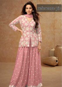 Latest Handwork Wedding Heavy Indo Western Dress