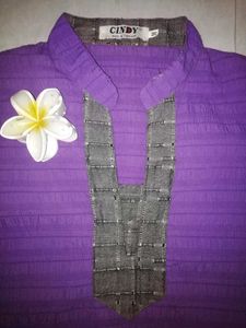 Vintage Purple Kurta