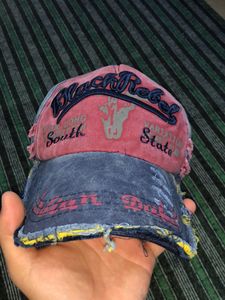 Black Rebel Denim Cotton Stylish Cap