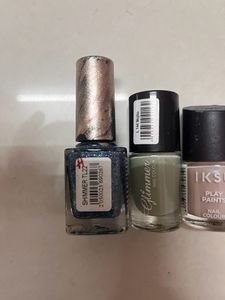 Nail Polish Combo - multiple Colors - Set Of 5