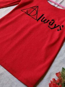 Red &#39;Always&#39; Graphic Tee