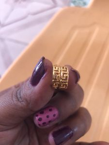 One Gram Gold Ring Type Earring (cute Kids Earrin