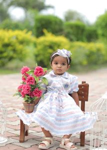 Adorable Striped Baby Dress