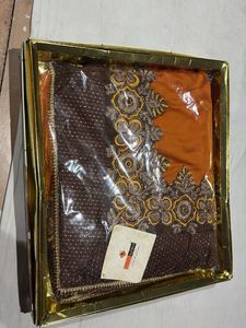 Elegant Embroidered Saree