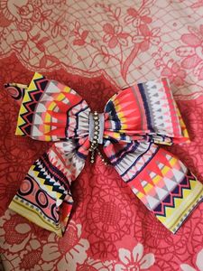 Funky Patterned Hair Bow