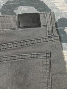Gray Denim Jeans