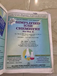 ICSE Class 10 Chemistry Textbook