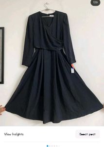 Long Black Partywear Dress