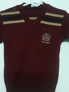 Kids Maroon Sweater, Size 24