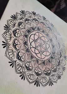 Canvasborad Mandala Art