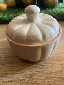 Pumpkin Spice Ceramic Jar