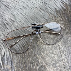 Vintage Aviator Clear Sunglasses