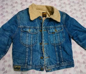 Fur Trim  Denim Jacket