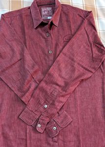 Maroon Color Shirt - Full Sleeve