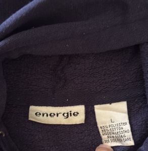 Navy Blue Zip-Up Hoodie