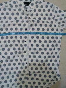 Stylish Soft Stretchable Full Sleve White  Shirt