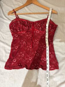 Candies Lace Corset Top