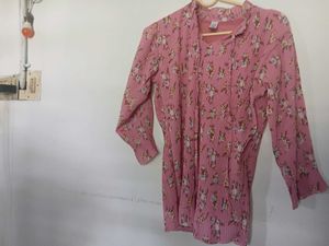 Floral Print Pink Top