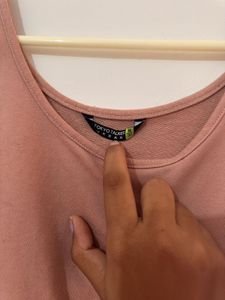 Peach Crop Top, Bust- 34/32 Stretchable