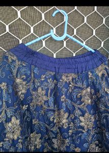 Navy Blue Lehanga Set