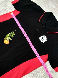 PW Polo Shirt - Black &amp; Red✨