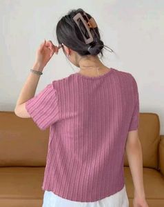 Cute Pink Knit Top