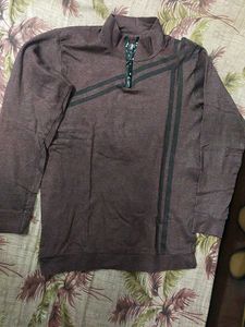 Striped Maroon T-Shirt