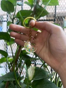 Four Floral Resin Keychain | 4 keychains |