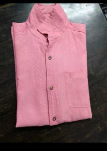 Pink Button-Down Shirt
