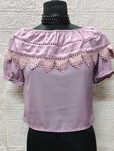 Tops For Rs. 99 Only/ Lavender Crop Top
